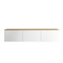 Hanah Home Soporte para TV Blanco y Roble